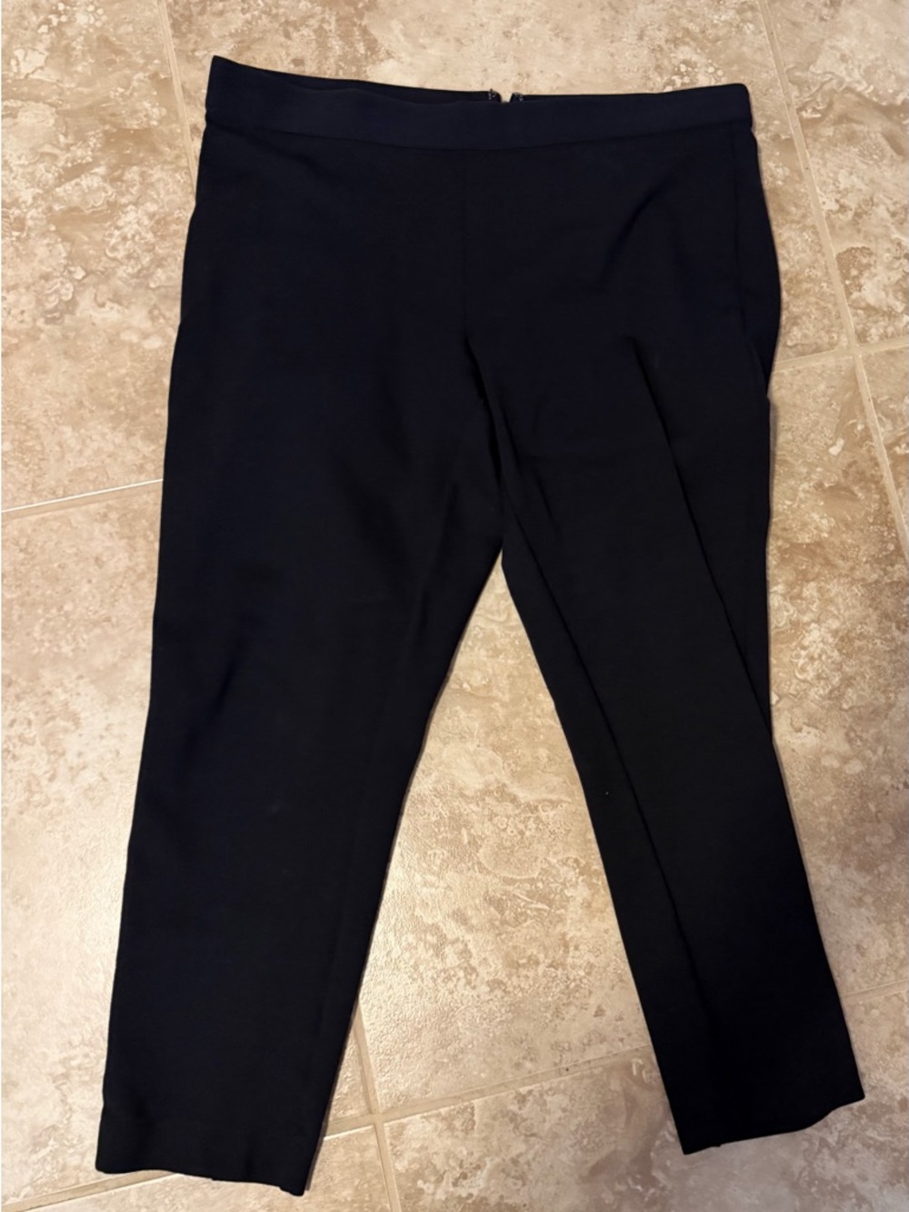 J. Crew Black Ponte Ankle Pants